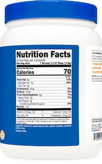 Foto 5 | Foto 5 | Aceite De Coco En Polvo Nutricost 454 G (45 Porciones) Sin Ogm Sin Gluten - Venta Internacional.