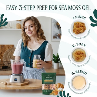 Foto 5 | Foto 5 | Sea Moss Trueseamoss Gel De Musgo Marino Irlandés Crudo 100 Ml Paquete De 8 Onzas - Venta Internacional.