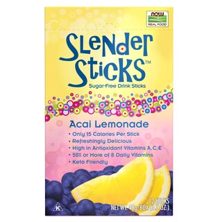 Foto 1 | Foto 1 | Drink Mix Now Foods Slender Sticks Acai Limonada Sin Azúcar - Venta Internacional.