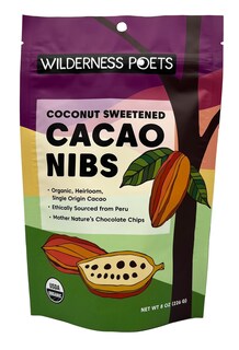 Foto 1 | Foto 1 | Cacao Nibs Wilderness Poets Endulzado Con Néctar De Coco 227 G - Venta Internacional.