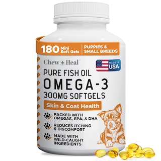 Foto 1 | Foto 1 | Suplemento Chew + Heal Omega 3 De Aceite De Pescado 180 Cápsulas Blandas Para Perros - Venta Internacional.