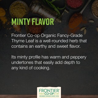 Foto 5 | Foto 5 | Seasoning Frontier Co-op Thyme Leaf Organic 454 G - Venta Internacional.