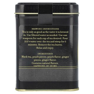 Foto 2 | Foto 2 | Tea Harney & Sons Melocotones Y Jengibre A Granel 120 Ml - Venta Internacional.