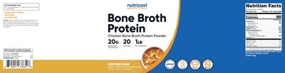 Foto 5 | Foto 5 | Proteína En Polvo  Caldo De Huesos De Pollo Nutricost  20 Porciones - Venta Internacional.