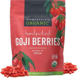 Foto 1 | Foto 1 | Bayas De Goji Secas Viva Naturals Organic 454 G Sin Ogm Veganas - Venta Internacional.