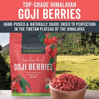 Foto 5 | Foto 5 | Bayas De Goji Secas Viva Naturals Organic 454 G Sin Ogm Veganas - Venta Internacional.