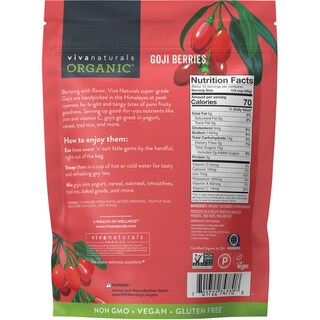 Foto 7 | Foto 7 | Bayas De Goji Secas Viva Naturals Organic 454 G Sin Ogm Veganas - Venta Internacional.