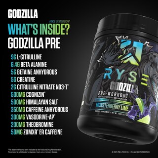 Foto 4 | Foto 4 | Polvo Para Antes Del Entrenamiento Ryse Godzilla X Noel Deyzel 40 Porciones - Venta Internacional.