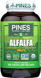 Foto 1 | Foto 1 | Alfalfa Orgánica Supplement Pines 500 Tabletas - Venta Internacional.