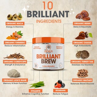 Foto 4 | Foto 4 | Alternativa Al Café The Genius Brand Brilliant Brew  30 Porciones - Venta Internacional.