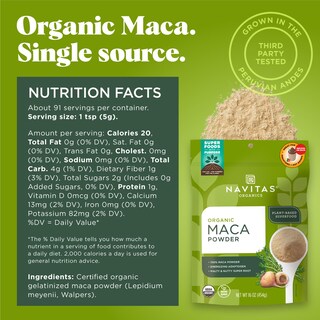 Foto 2 | Foto 2 | Maca En Polvo Navitas Organics 100% Gelatinizada Peruana 450g - Venta Internacional.
