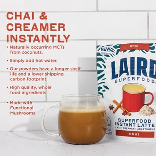 Foto 6 | Foto 6 | Superalimento Instant Chai Latte Laird Con Adaptógenos Bolsa De 240 Ml - Venta Internacional.