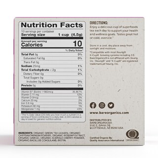 Foto 4 | Foto 4 | 10 Cápsulas Tea Bareorganics Radiant Con Superalimentos Y Probióticos - Venta Internacional.