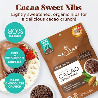 Foto 3 | Foto 3 | Cacao Sweet Nibs Navitas Organics 227 G Bolsa Para 56 Porciones - Venta Internacional.