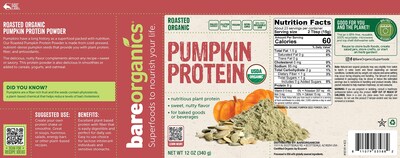 Foto 5 | Foto 5 | Proteína En Polvo Bareorganics Pumpkin 355 Ml - Venta Internacional.