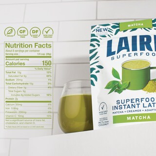 Foto 4 | Foto 4 | Superalimento Matcha Instant Latte Laird Con Adaptógenos 250 Ml - Venta Internacional.