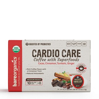 Foto 2 | Foto 2 | Cápsulas De Café Bareorganics Cardio Care Con Superalimentos 10 Tazas - Venta Internacional.