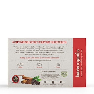Foto 3 | Foto 3 | Cápsulas De Café Bareorganics Cardio Care Con Superalimentos 10 Tazas - Venta Internacional.