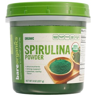 Foto 1 | Foto 1 | Suplemento Bareorganics Spirulina En Polvo 227 G (paquete De 1) - Venta Internacional.