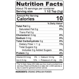 Foto 2 | Foto 2 | Suplemento Bareorganics Spirulina En Polvo 227 G (paquete De 1) - Venta Internacional.