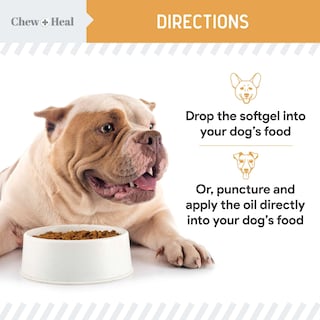 Foto 5 | Foto 5 | Suplemento De Aceite De Pescado Chew + Heal Omega 3 1000 Mg Para Perros 180 Cápsulas De Gelatina Blanda - Venta Internacional.