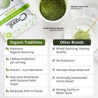 Foto 2 | Foto 2 | Té Verde Matcha Latte En Polvo Organic Traditions 150 G - Venta Internacional.