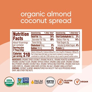Foto 2 | Foto 2 | Unte Nutiva Almond Coconut Organic 340 Ml 3 G De Azúcar Cetogénico - Venta Internacional.