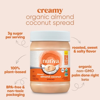 Foto 3 | Foto 3 | Unte Nutiva Almond Coconut Organic 340 Ml 3 G De Azúcar Cetogénico - Venta Internacional.