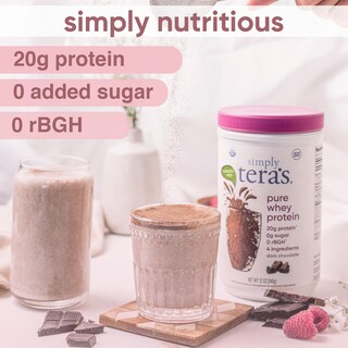 Foto 3 | Foto 3 | Proteína En Polvo Tera's Simply Pure Whey Dark Chocolate 1 Libra - Venta Internacional.
