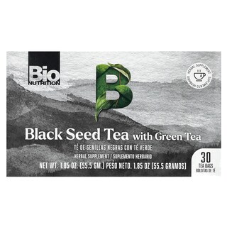 Foto 1 | Foto 1 | Té De Semillas Negras Con Té Verde Tea Bio Nutrition 30 Bolsitas - Venta Internacional.