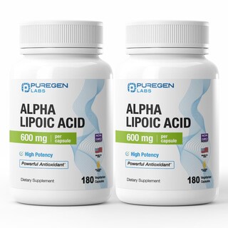 Foto 1 | Foto 1 | Suplemento de Ácido Alfa Lipoico Puregen Labs 600 mg 360 Cápsulas - Venta Internacional