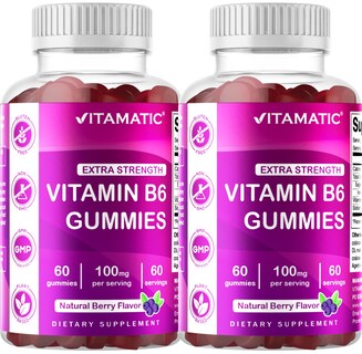 Foto 1 | Foto 1 | Suplemento Vitamático De Vitamina B6 En Gomitas De 100 Mg, 60 Unidades, X2 - Venta Internacional.