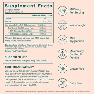 Foto 2 | Foto 2 | Suplemento True Grace Omega 3 60 Cápsulas-Venta Internacional