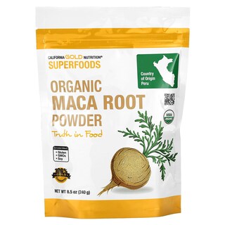 Foto 1 | Foto 1 | Suplemento De Raíz De Maca Peruana Orgánica En Polvo De California Gold Nutrition 240 G - Venta Internacional.