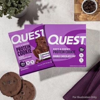 Foto 7 | Foto 7 | Galletas de Proteina Quest Nutrition Chispa de Chocolate - Venta Internacional