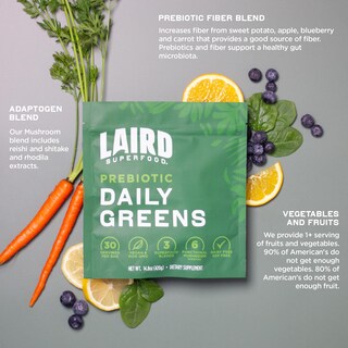 Foto 4 | Foto 4 | Prebiotic Daily Greens Powder Laird Superfood 15 Sobres - Venta Internacional.