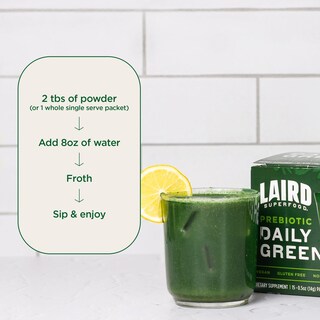 Foto 5 | Foto 5 | Prebiotic Daily Greens Powder Laird Superfood 15 Sobres - Venta Internacional.