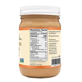 Foto 2 | Foto 2 | Mantequilla De Anacardos Kevala Tostada Para Untar 340 G Sin Azúcar - Venta Internacional.