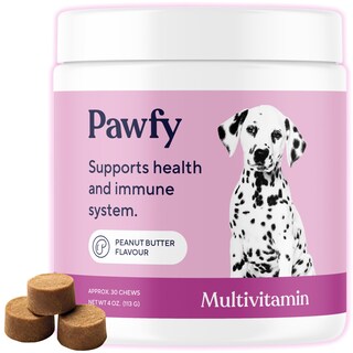 Foto 1 | Foto 1 | Multivitamínico Para Perros Pawfy 15 En 1 Para Piel Y Pelo 30 Masticables - Venta Internacional.