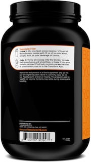 Foto 3 | Foto 3 | Proteína En Polvo Transformhq Proteína Aislada De Suero Naranja 800 G - Venta Internacional.
