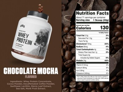 Foto 3 | Foto 3 | Niveles De Proteína De Suero De Leche En Polvo Chocolate Y Moca Alimentados Con Pasto: 2 27 Kg - Venta Internacional.