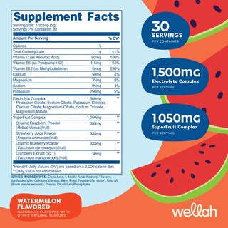 Foto 2 | Foto 2 | Mezcla De Bebidas Electrolíticas Hidratantes Wellah Splish Splash Watermelon - Venta Internacional.