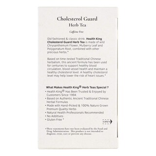 Foto 4 | Foto 4 | Herb Tea Health King Cholesterol Guard 20 Bolsitas De Té - Venta Internacional.