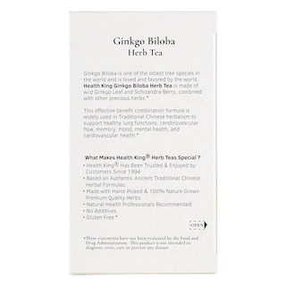 Foto 4 | Foto 4 | 20 Bolsitas De Té Herb Tea Health King Ginkgo Biloba - Venta Internacional.