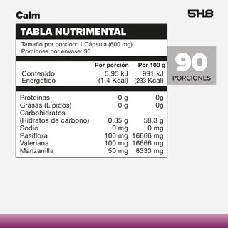 Foto 2 | Foto 2 | 5h8 Calm Pastillas Para El Estres 90 Capsulas