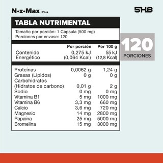 Foto 2 | Foto 2 | Nz Max 5H8 120 Cápsulas