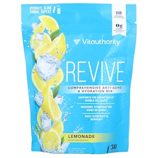 Foto 1 | Foto 1 | Mezcla De Hidratación Vitauthority Revive Para Limonada Antienvejecimiento 30 X 3 9 G - Venta Internacional.