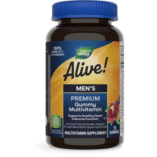 Foto 1 | Foto 1 | Multivitamínico Gomoso Nature's Way Alive! ¡premium 75u Para Hombre! - Venta Internacional.