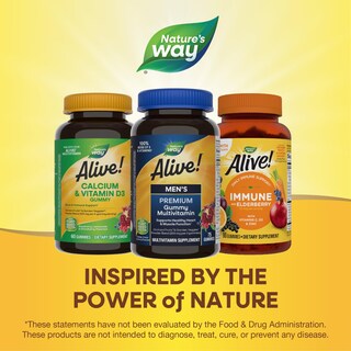Foto 7 | Foto 7 | Multivitamínico Gomoso Nature's Way Alive! ¡premium 75u Para Hombre! - Venta Internacional.