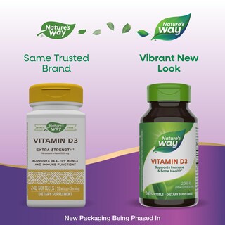 Foto 3 | Foto 3 | Suplemento De Vitamina D3 Extra Strength De Nature's Way 2000 Ui - Venta Internacional.